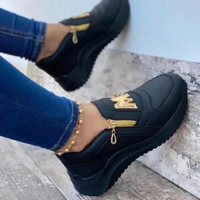 Sporty Designer Platform Casual Shoes