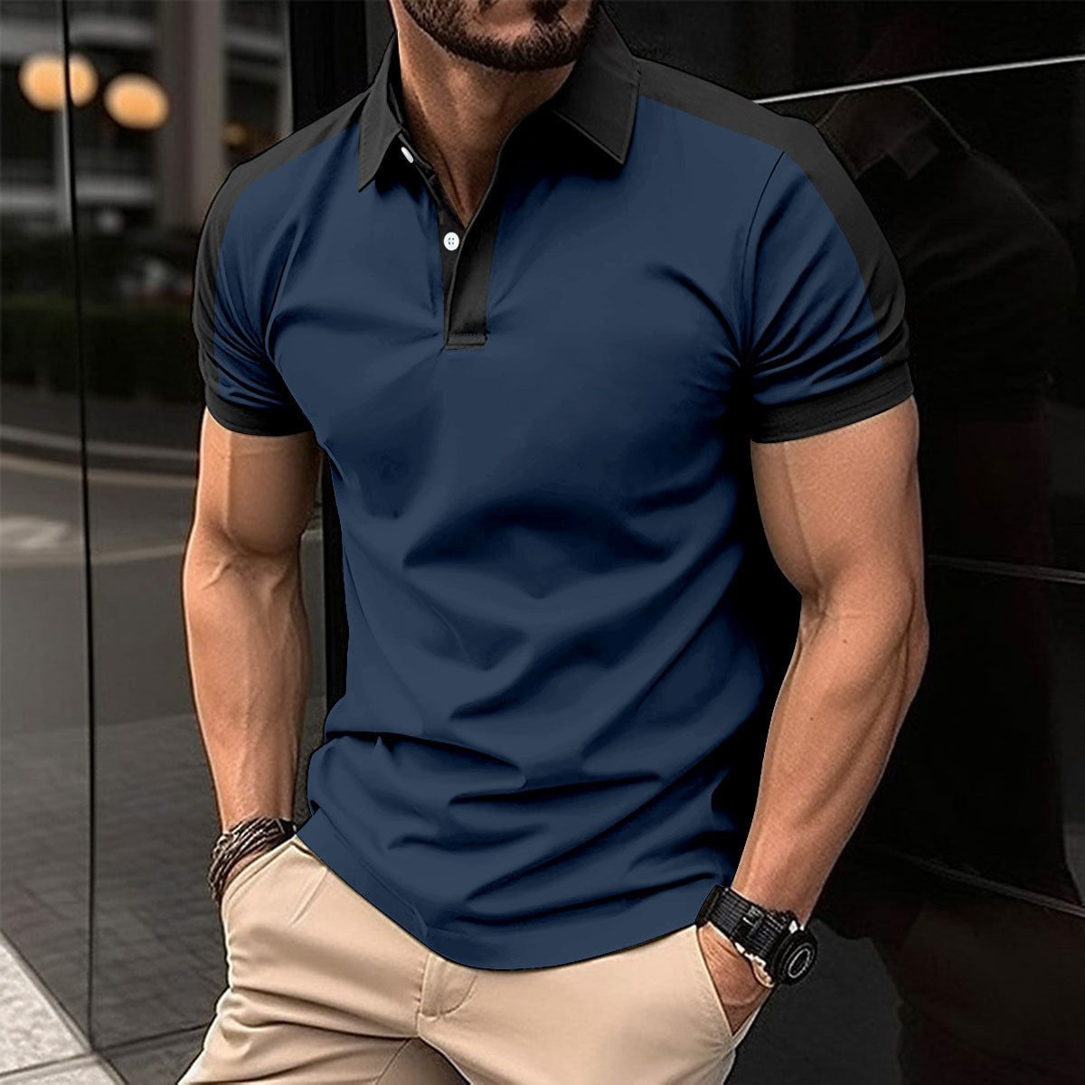 Short Sleeve Business Casual Polo Shirts