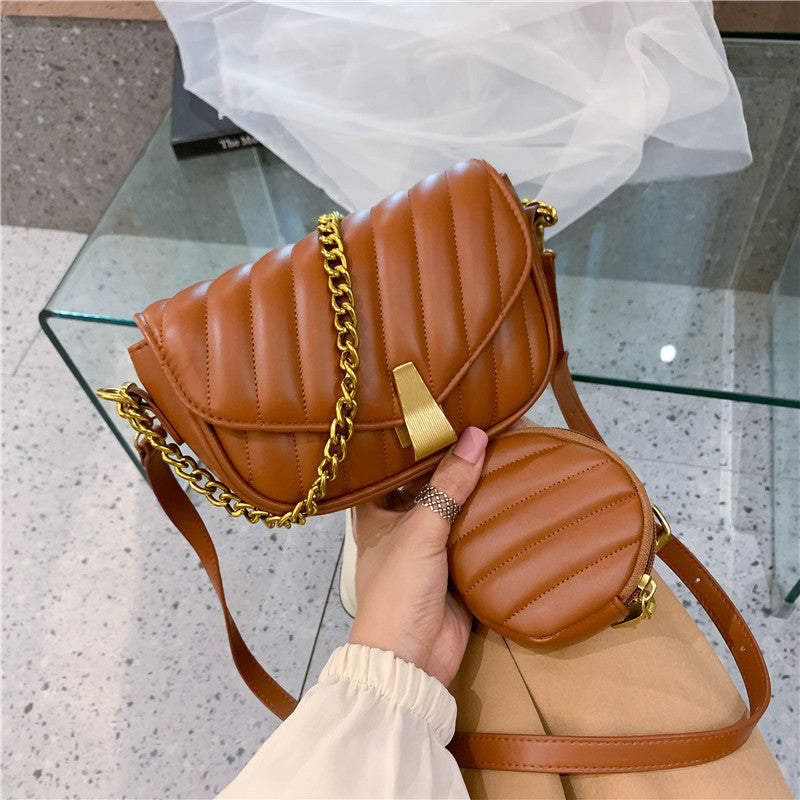 Fashion Small Square Bag with wallet