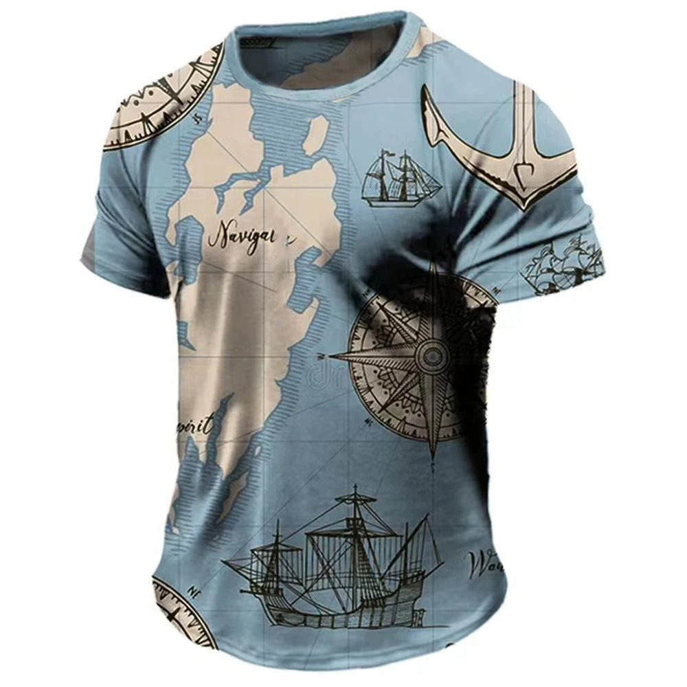 Casual Loose Short Sleeves Muscle T-shirt