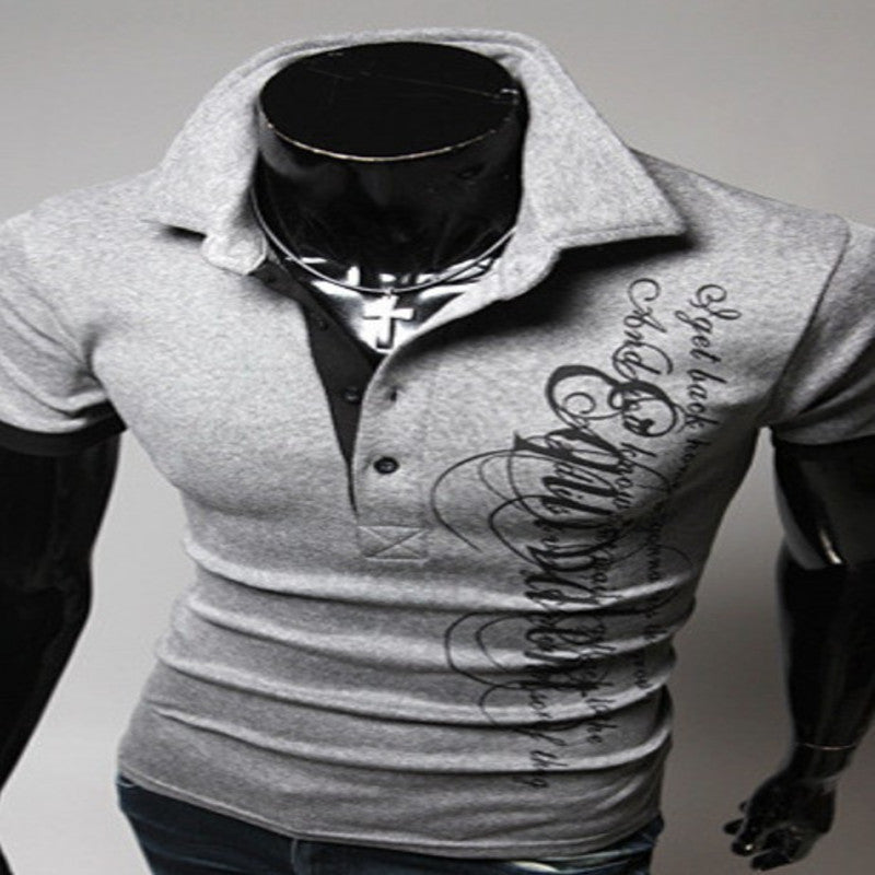 Lapel Big Eagle Print Casual Shirt