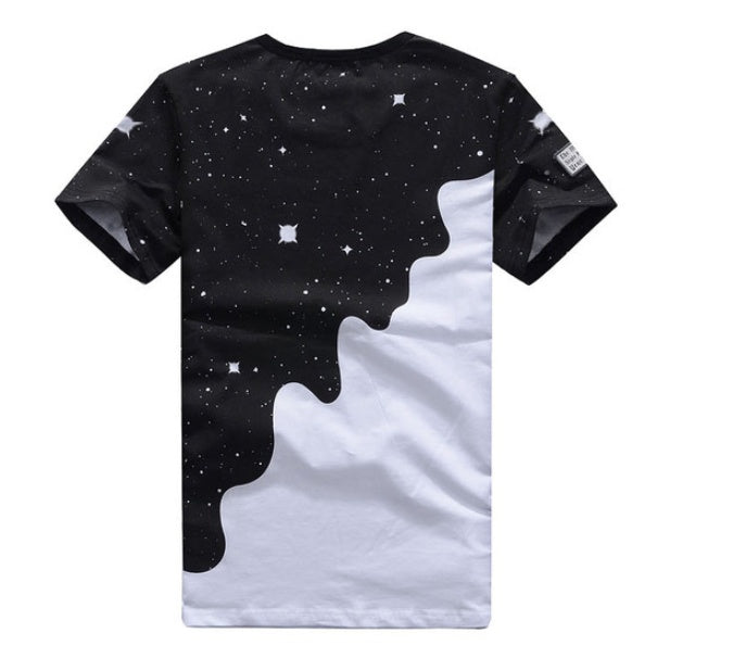 Milk Outpour Printed T-Shirt
