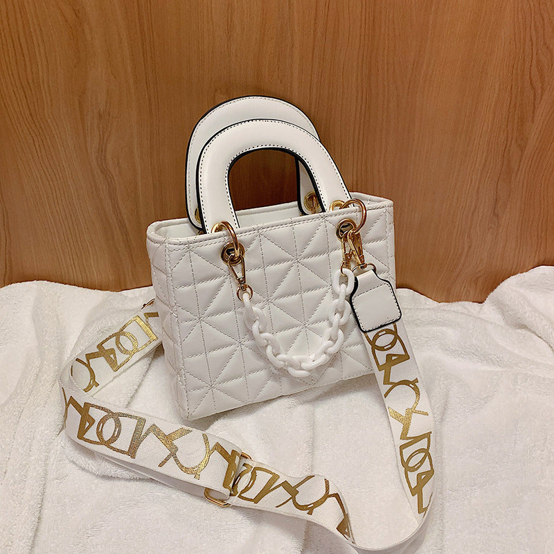 Textured Small Fragrant Style Chain Shoulder Bag