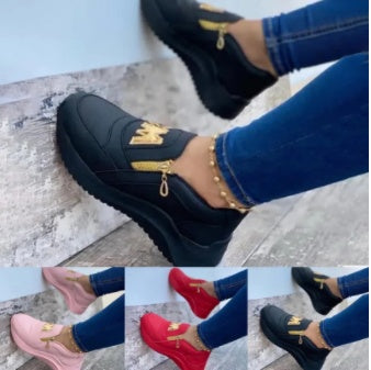 Sporty Designer Platform Casual Shoes