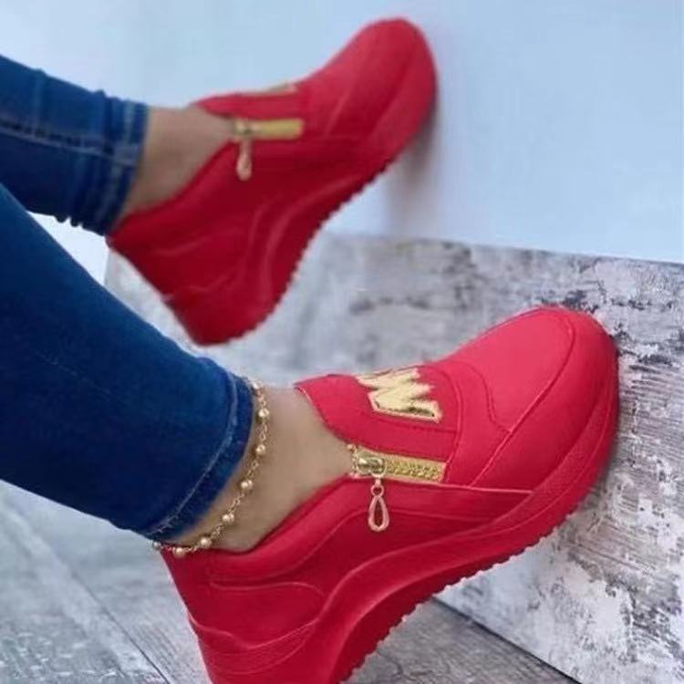 Sporty Designer Platform Casual Shoes