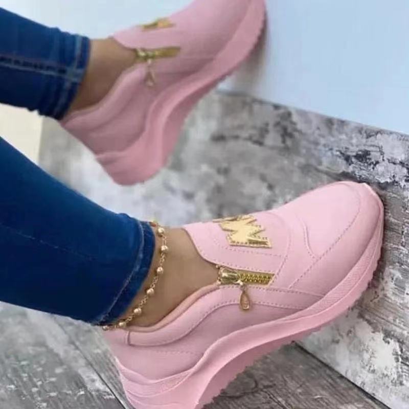 Sporty Designer Platform Casual Shoes