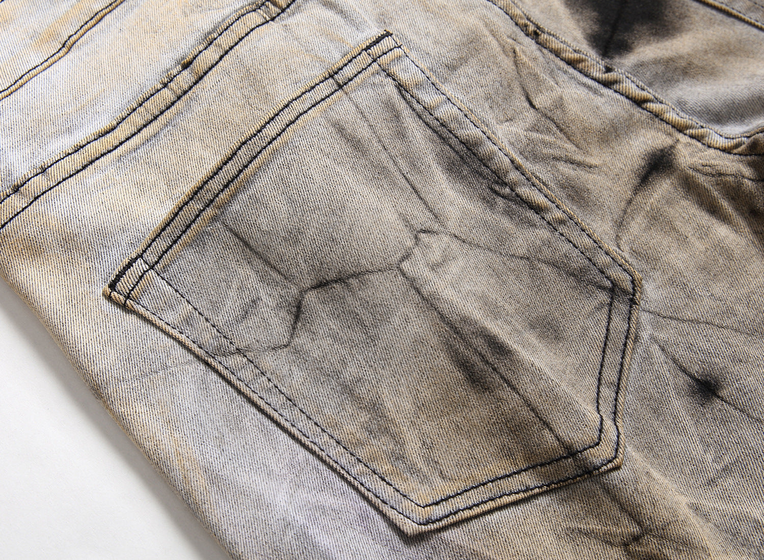 Tie and Dye Letters 3D Printed Jeans