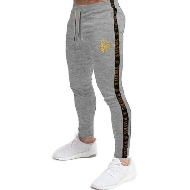 Silk Jogging Sports Hip-Hop Slim Stretch Pants