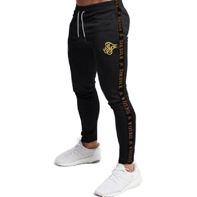 Silk Jogging Sports Hip-Hop Slim Stretch Pants