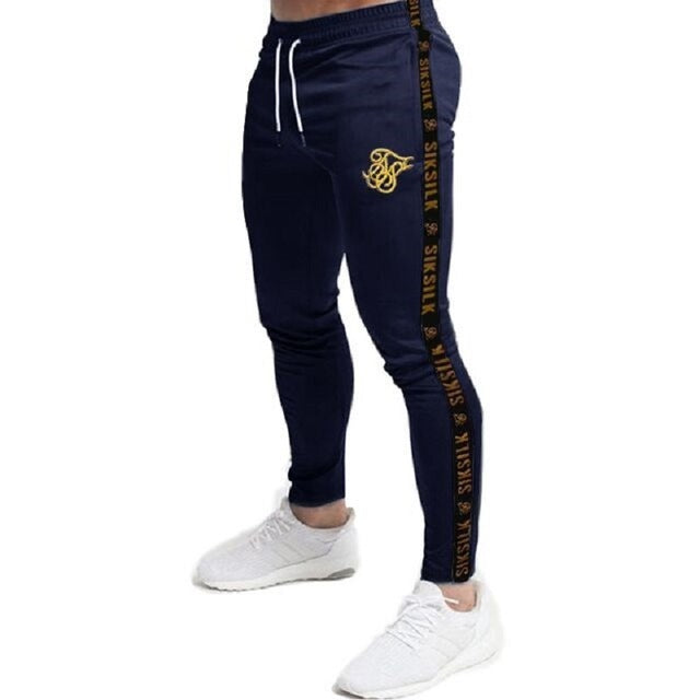 Silk Jogging Sports Hip-Hop Slim Stretch Pants