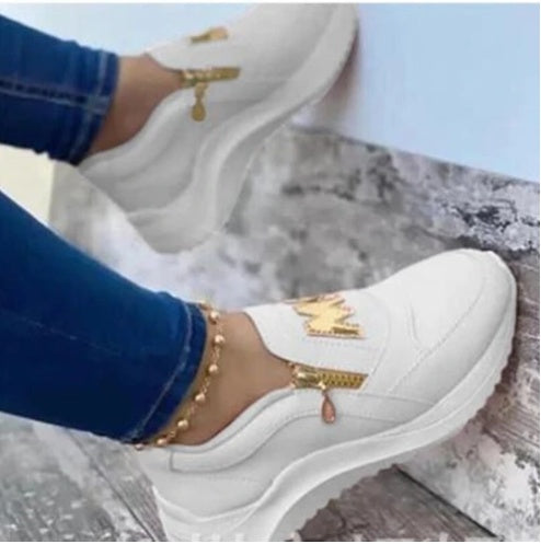 Sporty Designer Platform Casual Shoes