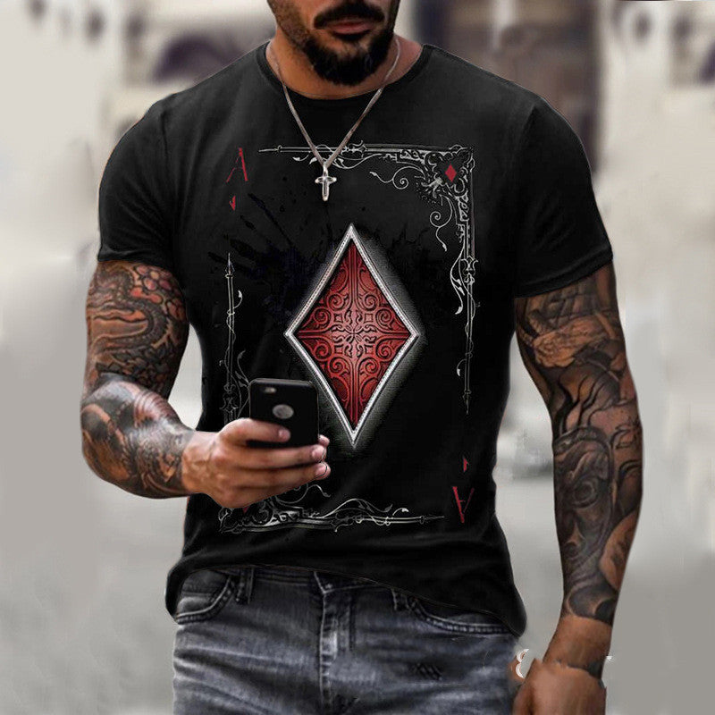 Playing Card Printing T-Shirt