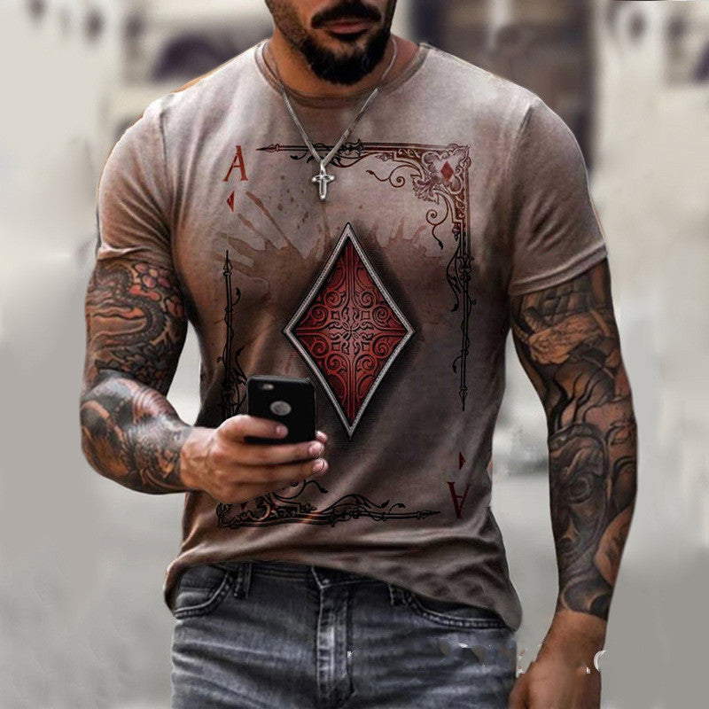 Playing Card Printing T-Shirt
