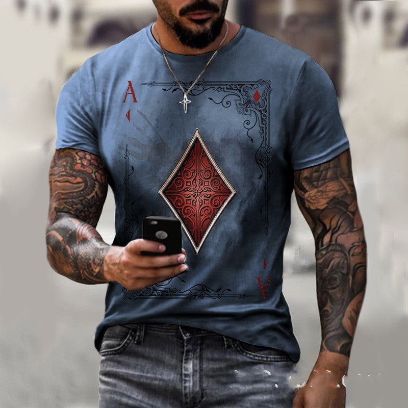 Playing Card Printing T-Shirt