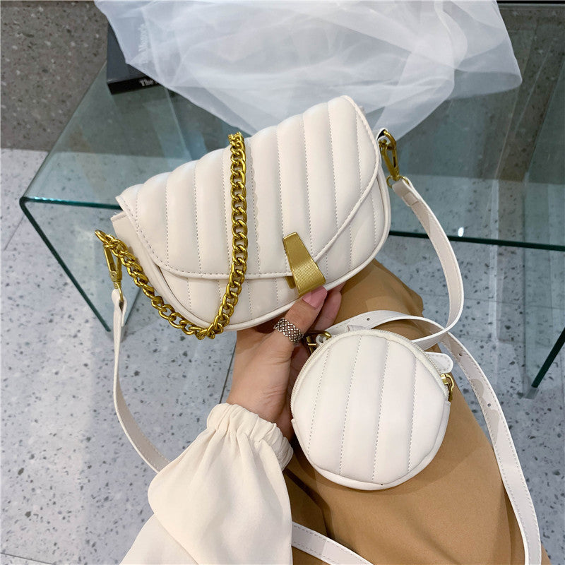 Fashion Small Square Bag with wallet
