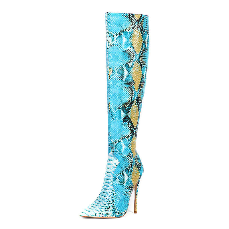 Stiletto Thigh High Boots