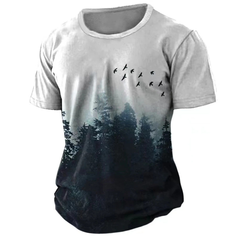 Casual Loose Short Sleeves Muscle T-shirt