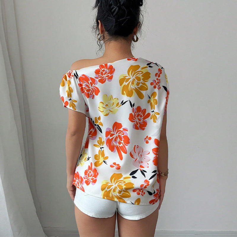 Vacation Style Short-sleeved Shirt