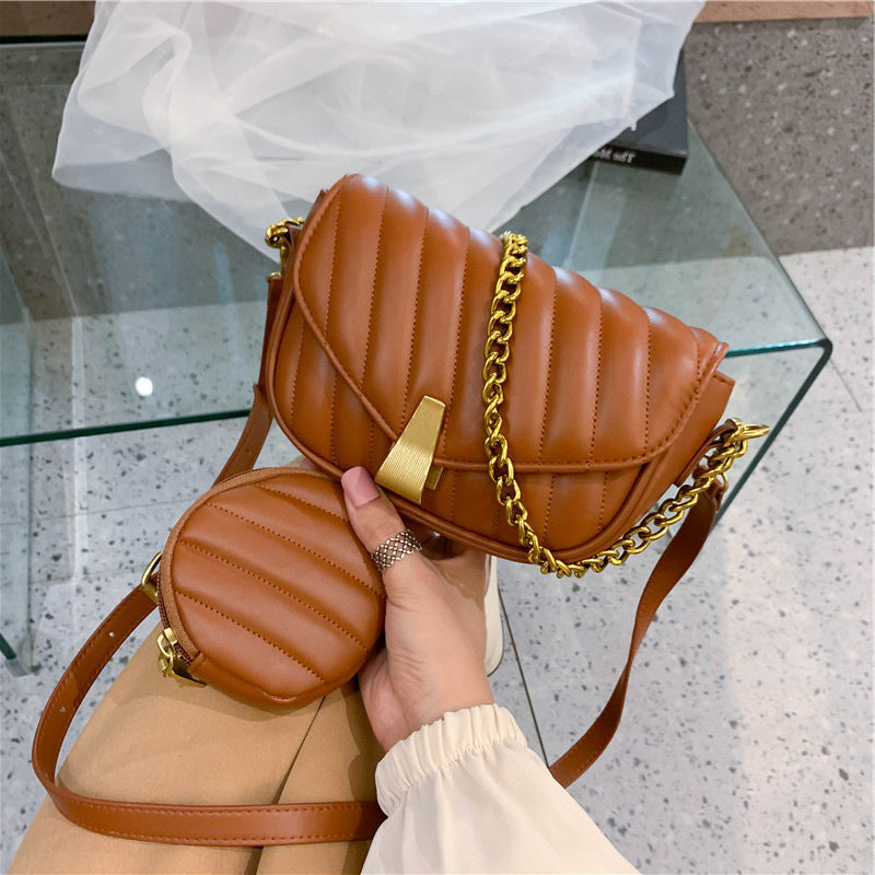 Fashion Small Square Bag with wallet