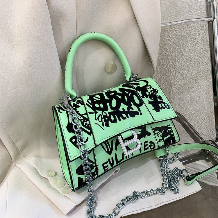 Personalized Simple Trend Graffiti Handbag