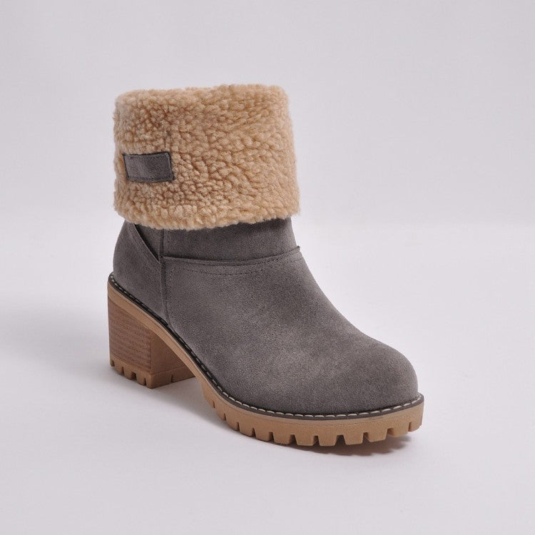 Fur Ankle Boots