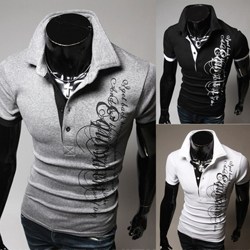 Lapel Big Eagle Print Casual Shirt