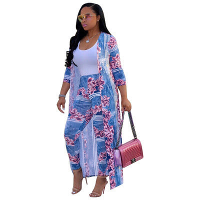 Cape Leggings Two Piece Set