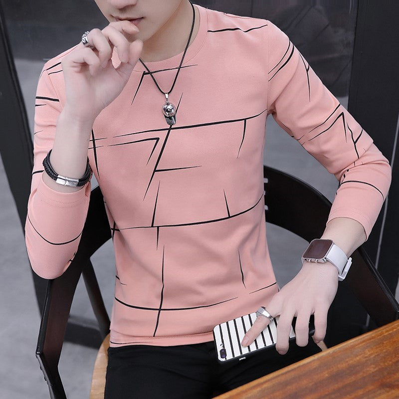 Long Sleeve Casual Slim Cotton T-Shirt