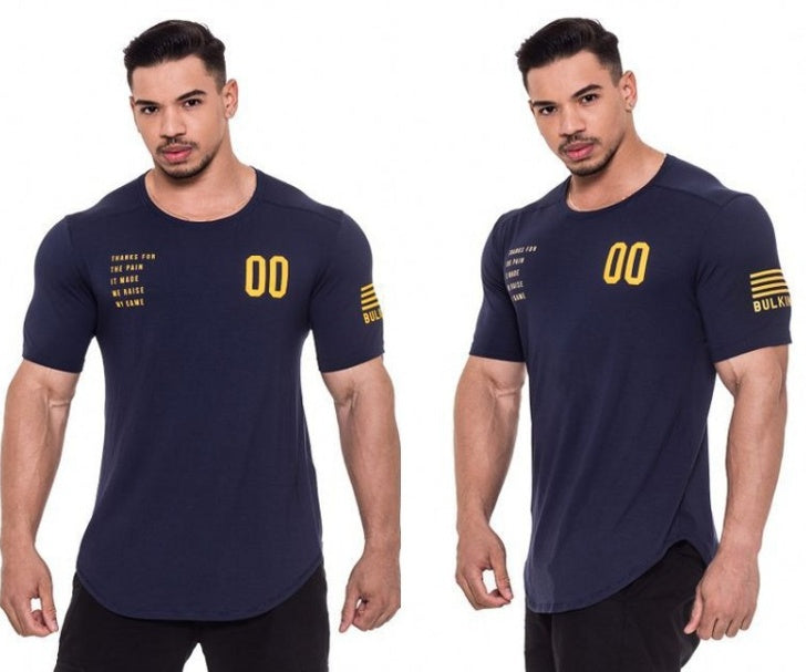 Round neck stretch fitness t-shirt