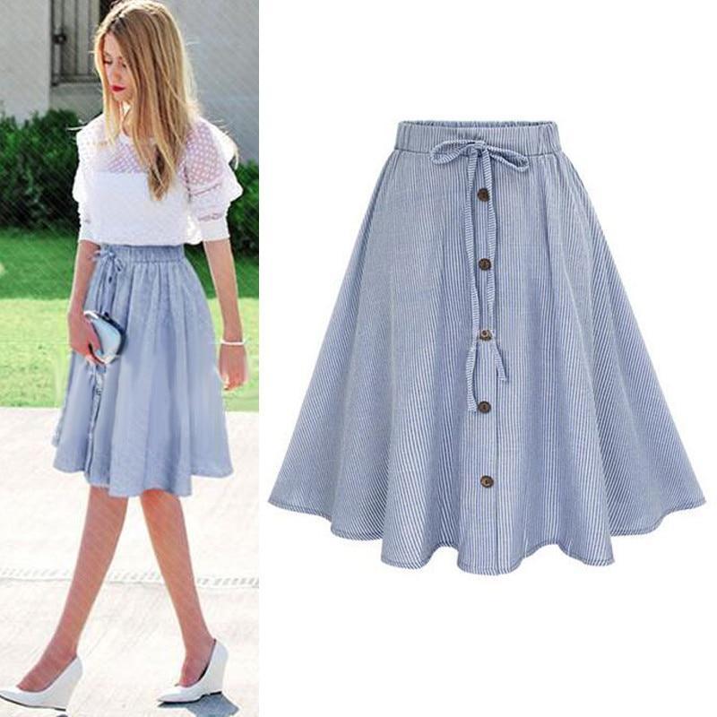 Vintage Stripe Skirt