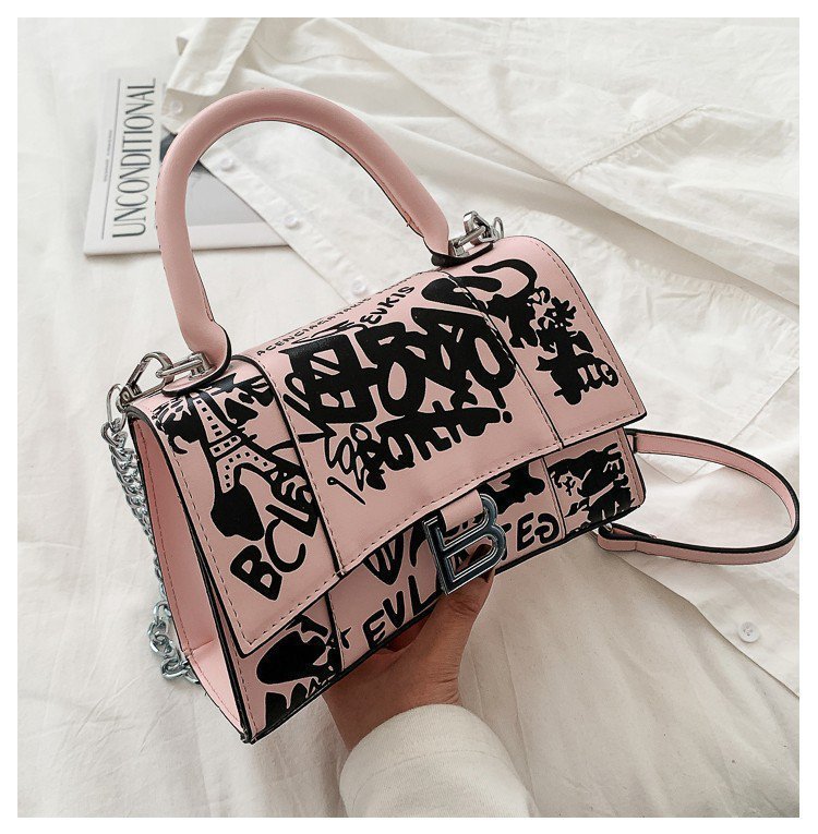 Personalized Simple Trend Graffiti Handbag