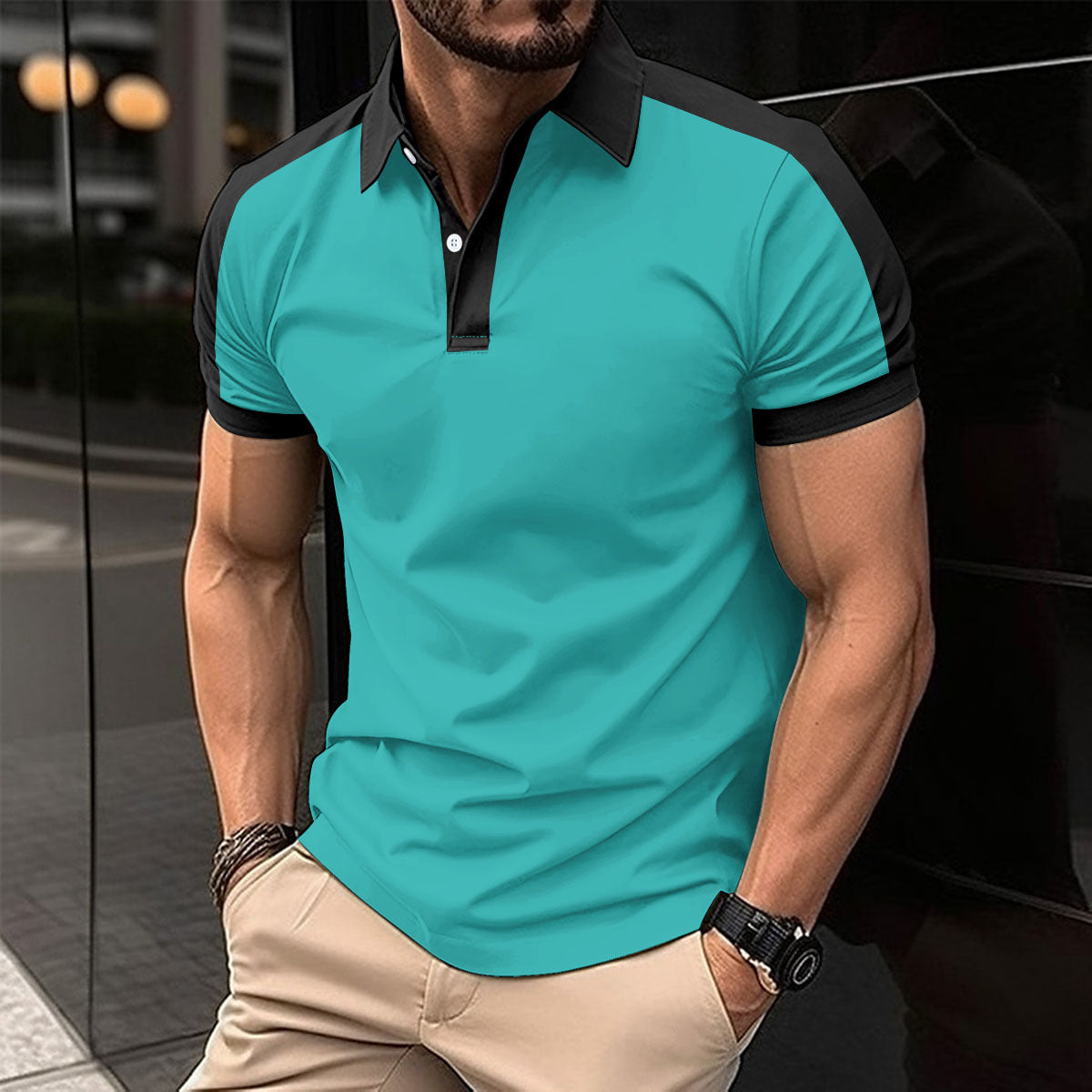 Short Sleeve Business Casual Polo Shirts