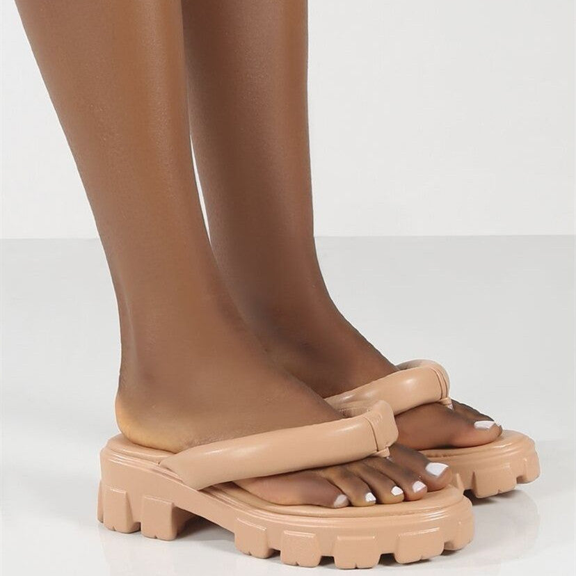 Platform Heightened Flip Flops