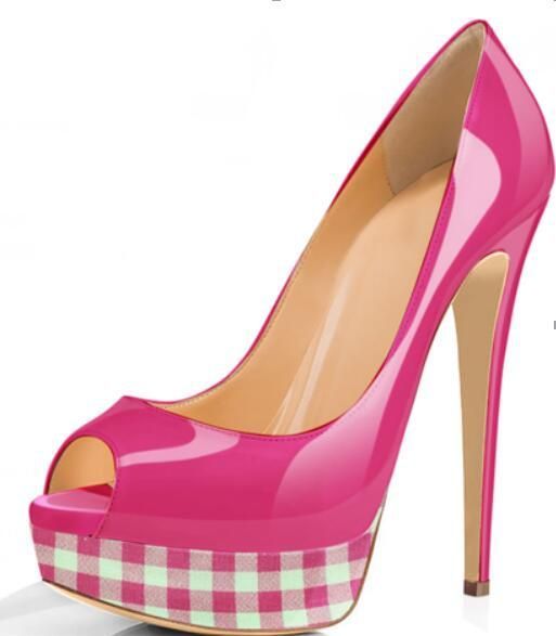 Cotton Candy Platform Heels