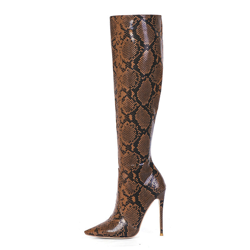 Stiletto Thigh High Boots