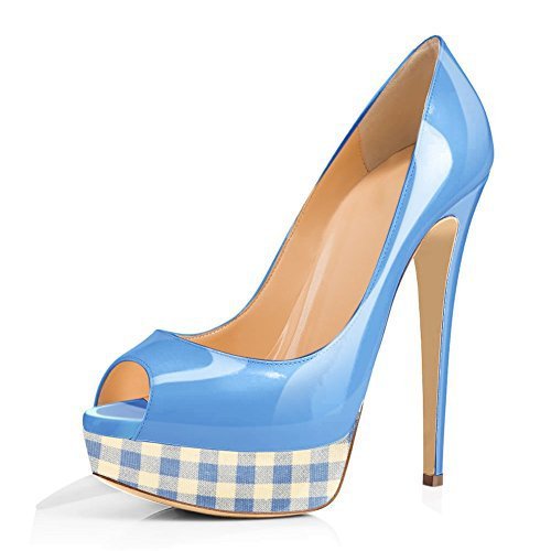 Cotton Candy Platform Heels