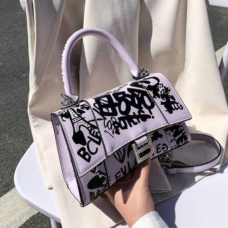 Personalized Simple Trend Graffiti Handbag