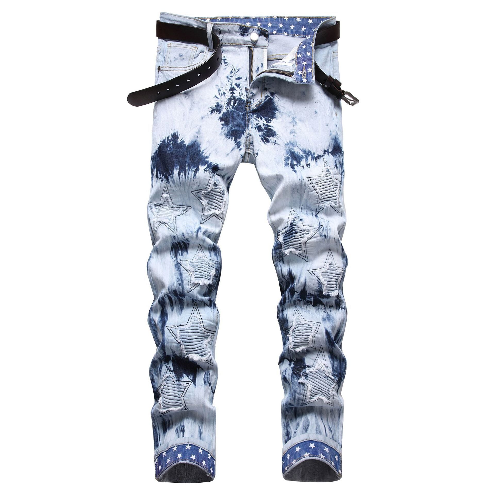 Embroidery Float Fashionable Denim