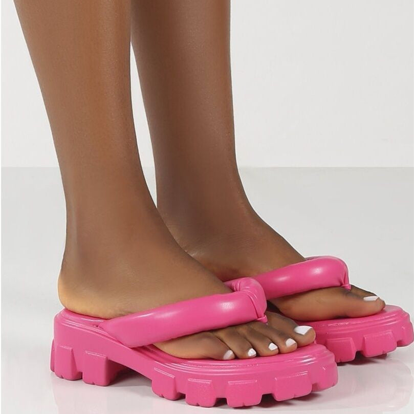 Platform Heightened Flip Flops