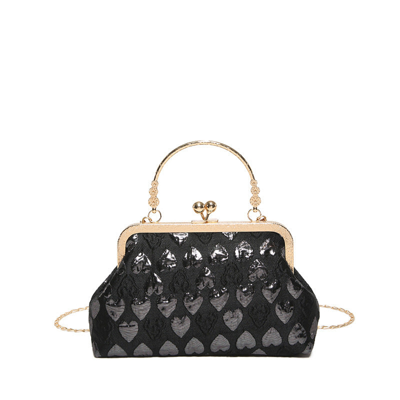 Love Hand-held Small Square Crossbody Bag