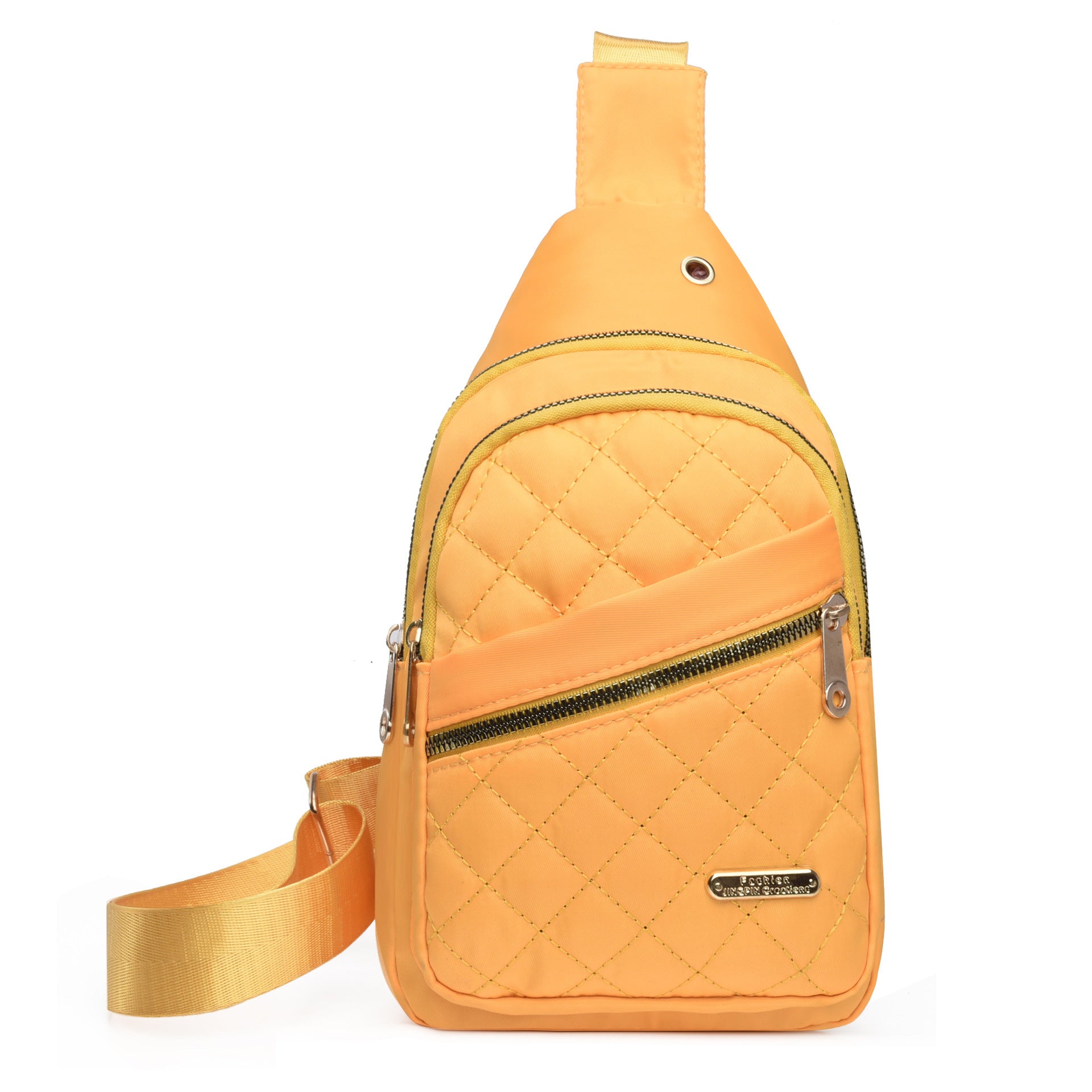 Nylon Rhombus Crossbody Chest Bag