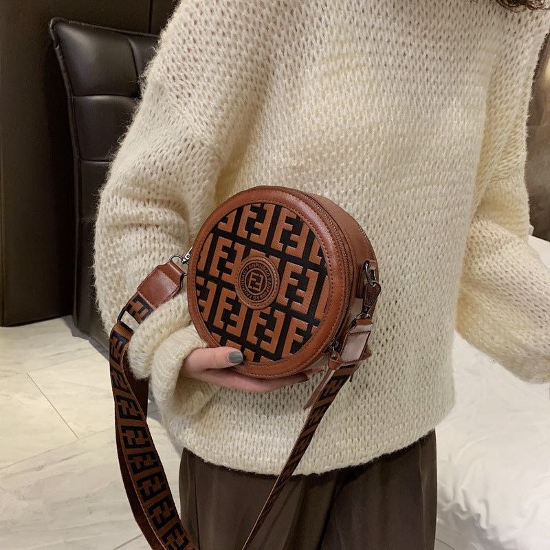 Crossbody small round fashion bag