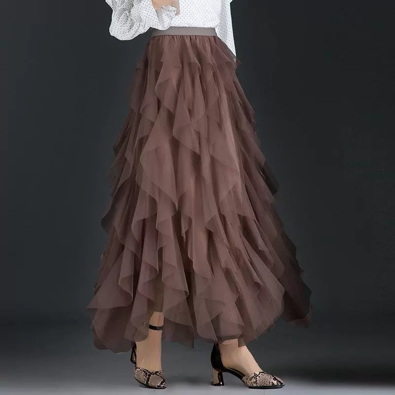 Fashionable Slimming Mesh Skirt