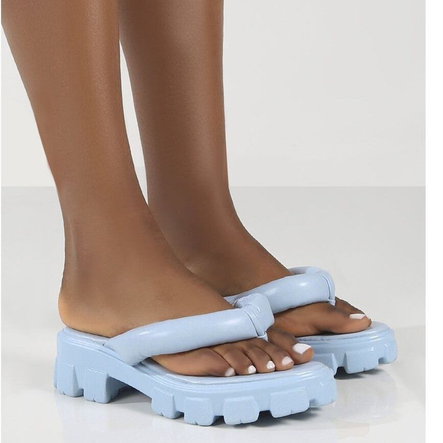 Platform Heightened Flip Flops