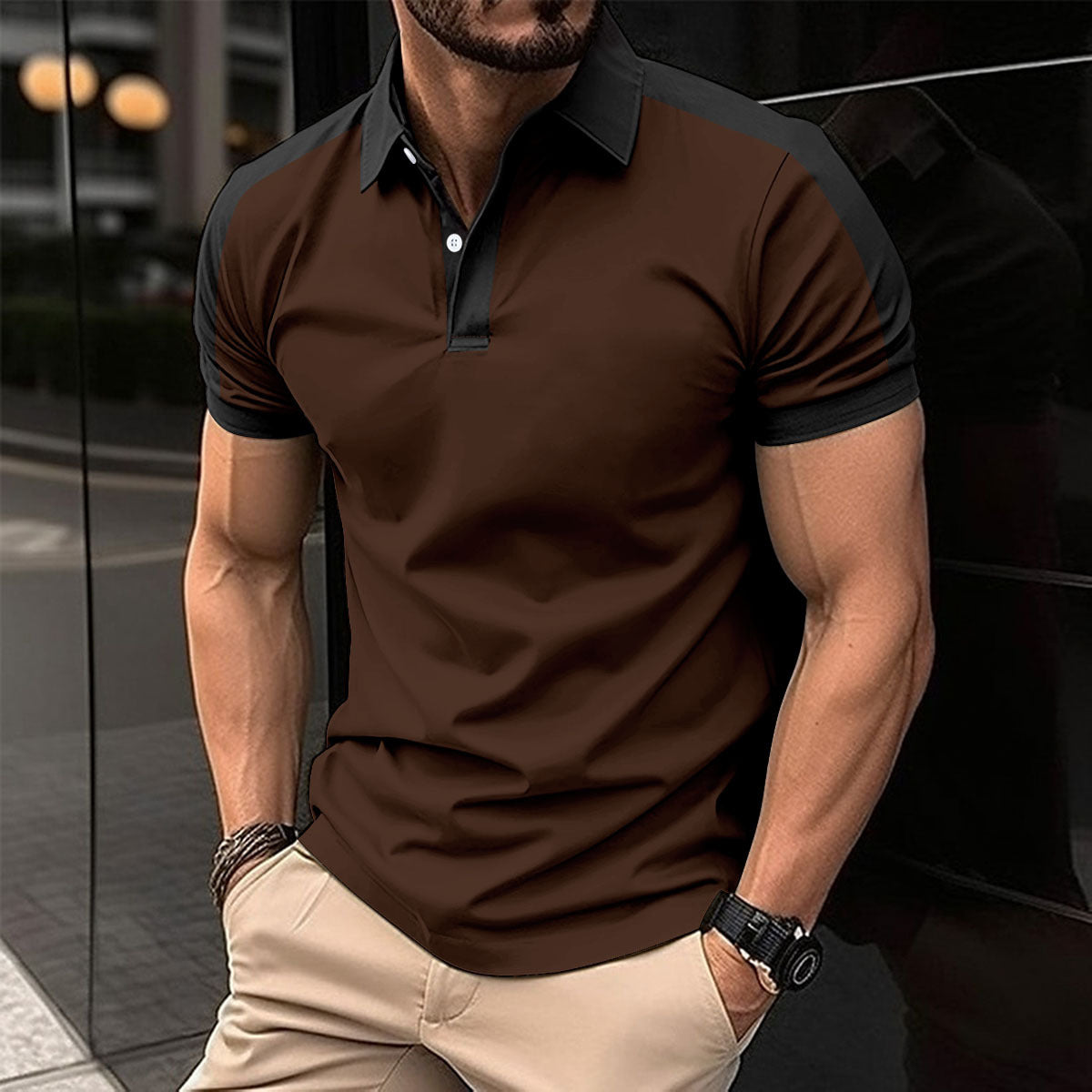 Short Sleeve Business Casual Polo Shirts