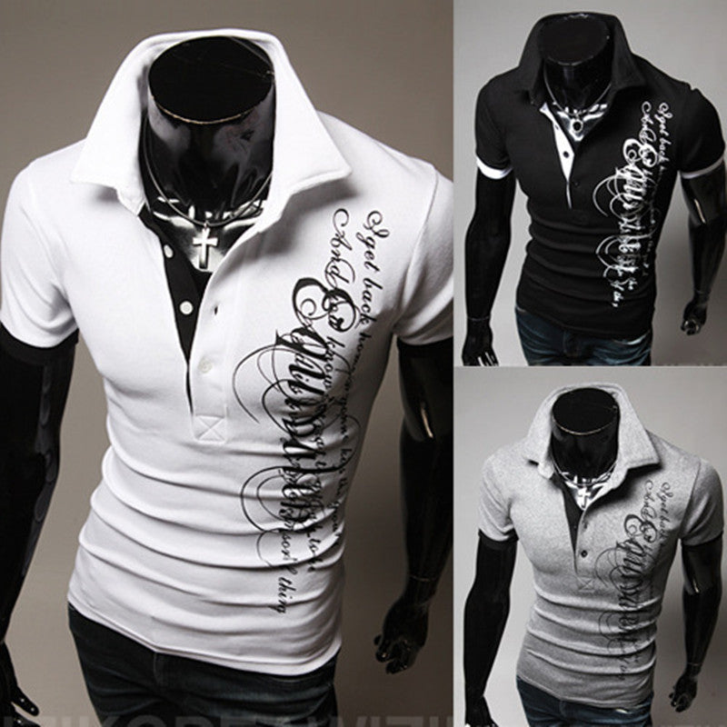 Lapel Big Eagle Print Casual Shirt
