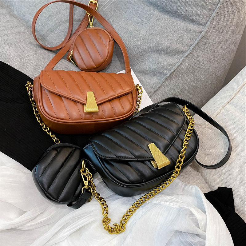 Fashion Small Square Bag with wallet