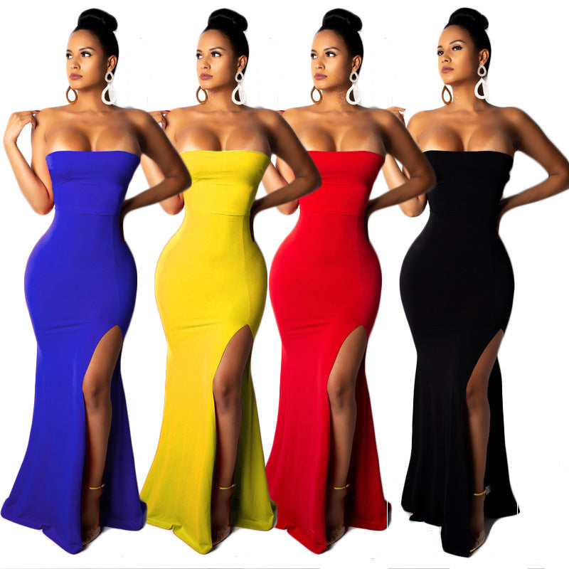 Hypnotic Heart Sexy Backless Mermaid- Maxi Dress