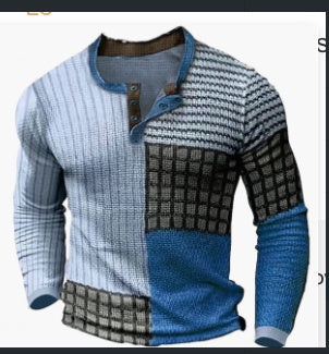 3D Printing Casual Retro Long Sleeve Top