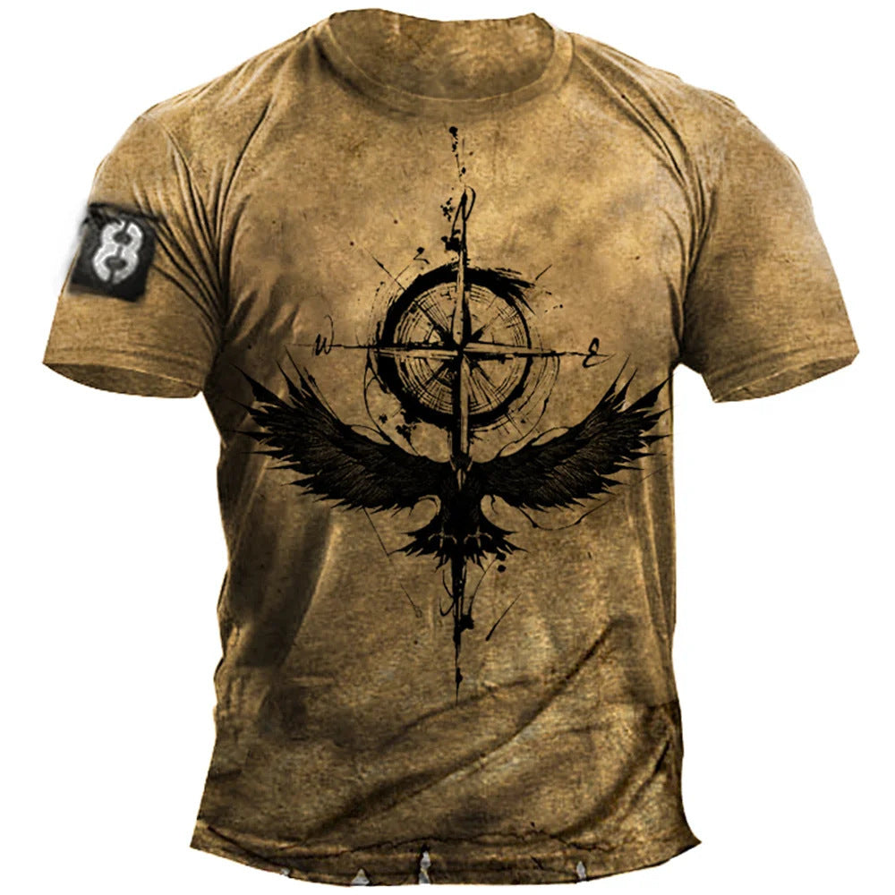 Casual Loose Short Sleeves Muscle T-shirt